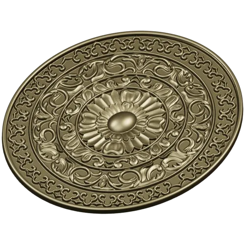 Розетка "Солнечный медальон" - 3D STL для ЧПУ