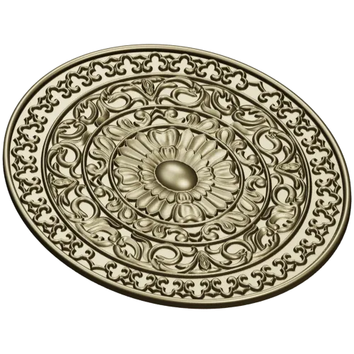 Розетка "Солнечный медальон" - 3D STL для ЧПУ
