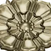 Decorative Floral Rosette STL for CNC - High Relief 3D Model