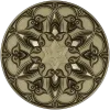 Ornamental Star Rosette STL 3D Model for CNC