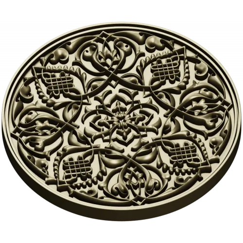 Arabesque Medallion STL 3D Model for CNC