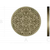 Arabesque Medallion STL 3D Model for CNC