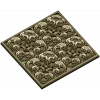 Baroque Spiral Rosette Panel STL 3D Model for CNC