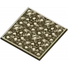 Baroque Spiral Rosette Panel STL 3D Model for CNC
