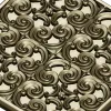 Baroque Spiral Rosette Panel STL 3D Model for CNC