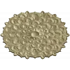 Floral Rosette Relief STL for CNC Router