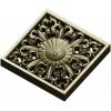 Ornate Square Rosette 3D Model for CNC (STL)