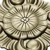 Розетка Витая Роза - 3D модель STL для ЧПУ