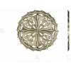 Ornamental Round Rosette - STL 3D Model for CNC Milling