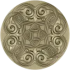 Celtic Knot Rosette STL 3D Model for CNC