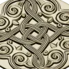 Celtic Knot Rosette STL 3D Model for CNC
