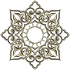 Sunburst Lace Rosette STL for CNC carving