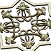 Starflower Rosette - STL 3D model for CNC