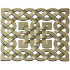 Кельтская квадратная розетка - 3D модель STL для ЧПУ