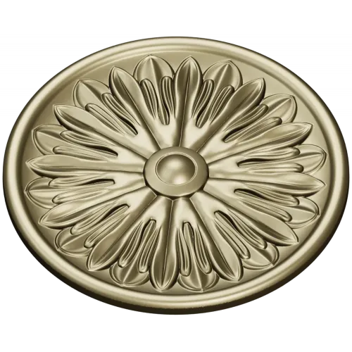 Sunburst Rosette - STL 3D model for CNC milling
