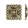 Acanthus Square Rosette STL for CNC Milling