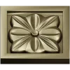 Square Floral Rosette STL for CNC