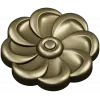 Spiral Blossom Rosette - STL for CNC carving