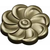 Spiral Blossom Rosette - STL for CNC carving