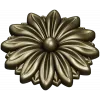 Daisy Rosette STL 3D Model for CNC