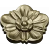 Floral Rosette Relief STL for CNC
