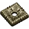 Draped Square Rosette - STL 3D model for CNC carving