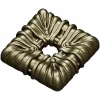 Draped Square Rosette - STL 3D model for CNC carving