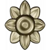 Floral Rosette STL 3D Model for CNC Carving