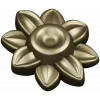 Floral Rosette STL 3D Model for CNC Carving
