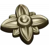 Floral rosette stl 3D model for CNC routing