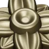 Floral rosette stl 3D model for CNC routing