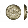 Florentine Bloom - round floral rosette STL for CNC carving