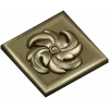 Spiral Blossom Rosette - STL 3D Model for CNC
