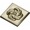 Spiral Blossom Rosette - STL 3D Model for CNC