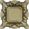 Baroque Shell Rosette - STL 3D model for CNC
