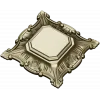 Baroque Shell Rosette - STL 3D model for CNC
