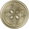 Florentine Quad Rosette - STL 3D model for CNC