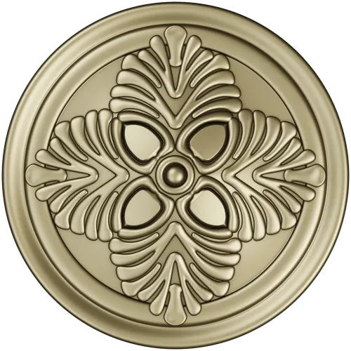 Florentine Quad Rosette - STL 3D model for CNC