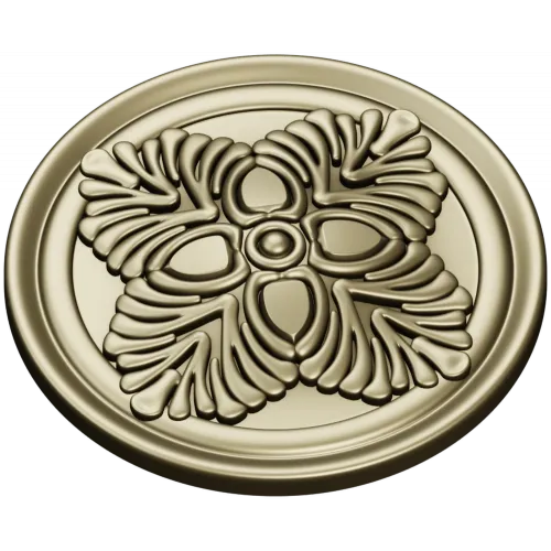 Florentine Quad Rosette - STL 3D model for CNC