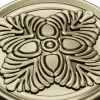 Florentine Quad Rosette - STL 3D model for CNC