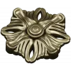 Florentine Ribbon Rosette - detailed rosette 3D model STL for CNC