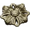 Florentine Ribbon Rosette - detailed rosette 3D model STL for CNC