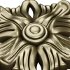 Florentine Ribbon Rosette - detailed rosette 3D model STL for CNC