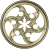 Auric Star Rosette - STL 3D model for CNC