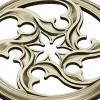 Auric Star Rosette - STL 3D model for CNC