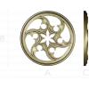Auric Star Rosette - STL 3D model for CNC
