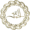 Ornamental Laurel Rosette with Arabic Calligraphy - STL for CNC