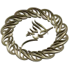 Ornamental Laurel Rosette with Arabic Calligraphy - STL for CNC
