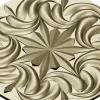 Розетка "Солнечный Вихрь" - 3D модель STL для ЧПУ