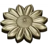 Sunflower Rosette 3D STL for CNC